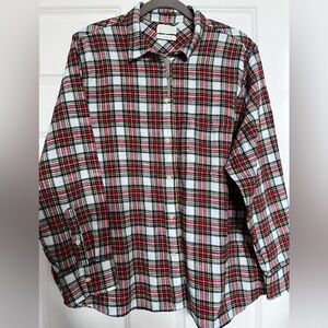 J. Crew Classic Women’s Plaid Shirt Sz 20 NWT